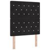 vidaXL Cabeceira Preto 80 cm Veludo