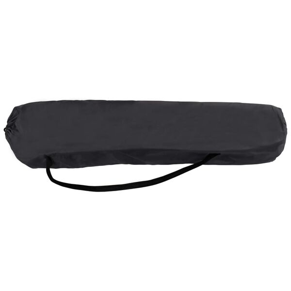 vidaXL Espregui&ccedil;adeira/cama dobr&aacute;vel a&ccedil;o azul