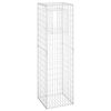 vidaXL Postes/cestos gabião 2 pcs 50x50x180 cm ferro