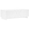 vidaXL Mesa de centro Branco 102 x 50,5 x 35 cm Derivados de Madeira