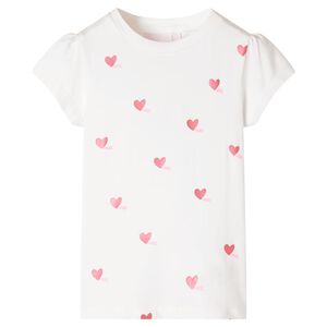 T-shirt infantil cor cru 104