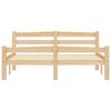 vidaXL Estrutura de cama em pinho maciço 140x200 cm