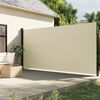 vidaXL Toldo lateral retr&aacute;til 220x500 cm cor creme