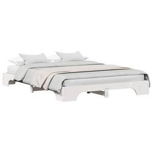 vidaXL Estrutura da Cama Branco 160 x 200 cm