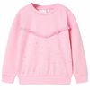 Sweatshirt para criança cor rosa 116