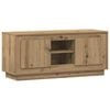 vidaXL Gabinete para TV 102 x 35 x 45 cm Carvalho Artesanal