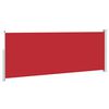 vidaXL Toldo lateral retr&aacute;til para p&aacute;tio 180x500 cm vermelho