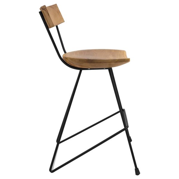 vidaXL Cadeiras de jantar 2 pcs madeira de teca maci&ccedil;a