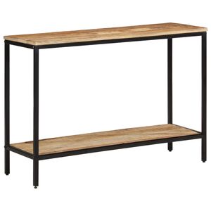 vidaXL Mesa consola 100x35x70 cm madeira de mangueira &aacute;spera maci&ccedil;a