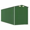 vidaXL Abrigo de jardim 192x523x223 cm aço galvanizado verde