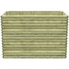 vidaXL Canteiro elevado p/ jardim 150x56x96 cm pinho impregnado 19mm