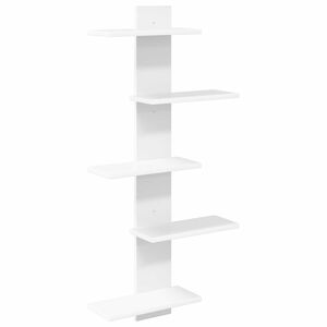 vidaXL Prateleira Flutuante de Parede Branco 48,5 x 15 x 101 cm