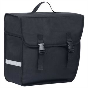 vidaXL Alforge para bicicleta imperme&aacute;vel 21 L preto