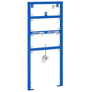vidaXL Suporte de Parede para Banheiro Manual Azul 50 x 3 x 112 cm