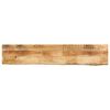 vidaXL Tampo de mesa borda viva 140x40x2,5 cm mangueira &aacute;spera maci&ccedil;a