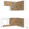 vidaXL Unidade de Cozinha KALMAR 8 pcs Carvalho Arttisan