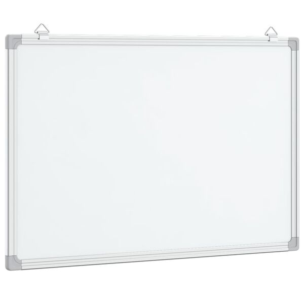 vidaXL Quadro branco magn&eacute;tico 80x60x1,7 cm alum&iacute;nio