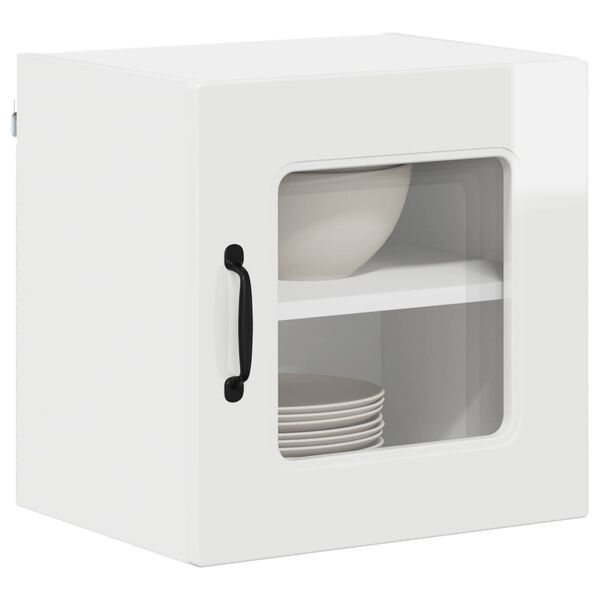 vidaXL Arm&aacute;rio de Cozinha Kalmar Branco Brilhante 40 x 31 x 40 cm