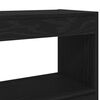 vidaXL Gabinete de Livros Carvalho Preto 100 x 30 x 103 cm
