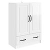 vidaXL Buffet Branco Brilhante 66 x 34,5 x 92 cm Derivados de Madeira