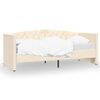 vidaXL Sof&aacute;-cama c/ sa&iacute;da USB 90x200 cm veludo cor creme