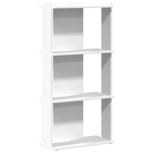 vidaXL Estante 3-Tier Branco 60x30x120 cm Madeira Engenheirada