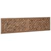 vidaXL Cabeceira de Cama Natural Madeira de Teca S&oacute;lida