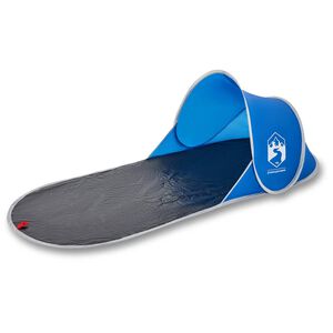 vidaXL Tenda de praia pop-up imperme&aacute;vel azul ciano