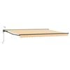 vidaXL Toldo Retr&aacute;til El&eacute;trico Amarelo, Branco, Antracite 5 x 3 m