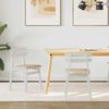 vidaXL Cadeira de jantar 2 pcs Branco e marrom