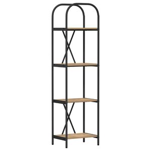 vidaXL Estante Carvalho Artesanal 40 x 30 x 146 cm Madeira processada