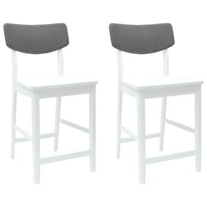 vidaXL Cadeiras de Jantar 2 pcs Branco 48 x 49 x 95 cm