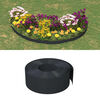 vidaXL Bordas de jardim 5 pcs 10 m 20 cm polietileno preto