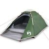 vidaXL Tenda de campismo c&uacute;pula para 4 pessoas imperme&aacute;vel verde