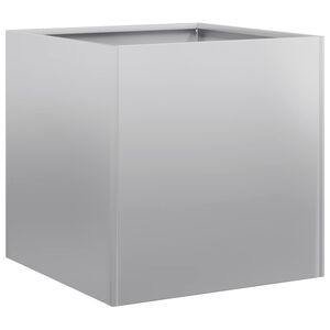 vidaXL Planter 40x40x40 cm a&ccedil;o galvanizado