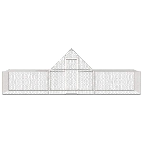 vidaXL Galinheiro 6x2x2 m a&ccedil;o galvanizado