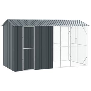 vidaXL Gaiola para P&aacute;ssaros Antracite 430 x 208 x 247 cm