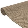 vidaXL Tapete/passadeira 80x150 cm aspeto sisal cor areia