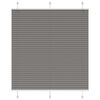 vidaXL Antracite Plissada Cega 115x100 cm Largura Tecido 114,4 cm