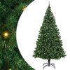 vidaXL &Aacute;rvore de Natal Artificial Verde 240 cm PVC, A&ccedil;o e Pl&aacute;stico