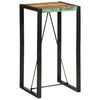 vidaXL Mesa de bar 60x55x110 cm madeira recuperada maci&ccedil;a