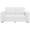 vidaXL Sof&aacute; Branco 160 x 80 x 84 cm tecido