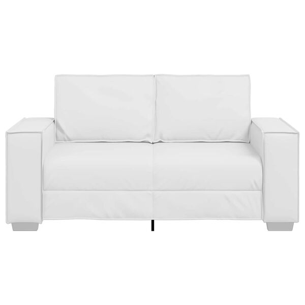 vidaXL Sof&aacute; Branco 160 x 80 x 84 cm tecido