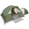 vidaXL Tenda de campismo para 5 pessoas imperme&aacute;vel verde
