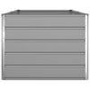 vidaXL Floreira Cinzento-claro 195 x 100 x 45 cm A&ccedil;o Galvanizado