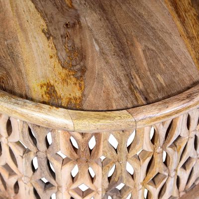 vidaXL Conjunto de mesas de centro 2 pcs madeira de mangueira maciça