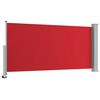 vidaXL Toldo lateral retr&aacute;til para p&aacute;tio 120x300 cm vermelho