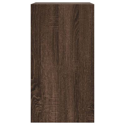vidaXL Sapateira 60x34x63,5 cm derivados de madeira carvalho castanho