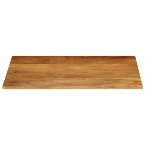 vidaXL Tampo de mesa c/ borda viva 100x80x2,5 cm mangueira maciça