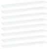 vidaXL Prateleiras para estante 8 pcs 60x10x1,5cm contraplacado branco